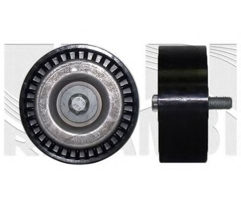 FI21990 KM+INTERNATIONAL Belt Drive Deflection/Guide Pulley, v-ribbed belt