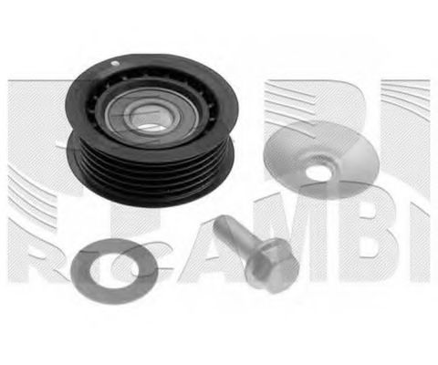 A04572 AUTOTEAM Deflection/Guide Pulley, v-ribbed belt