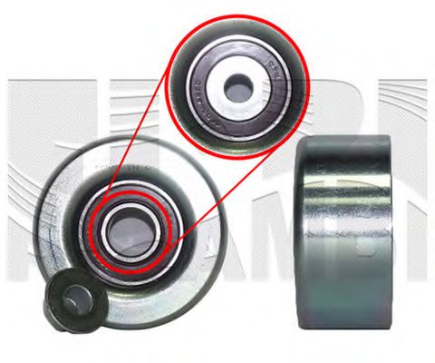 A08424 AUTOTEAM Deflection/Guide Pulley, v-ribbed belt