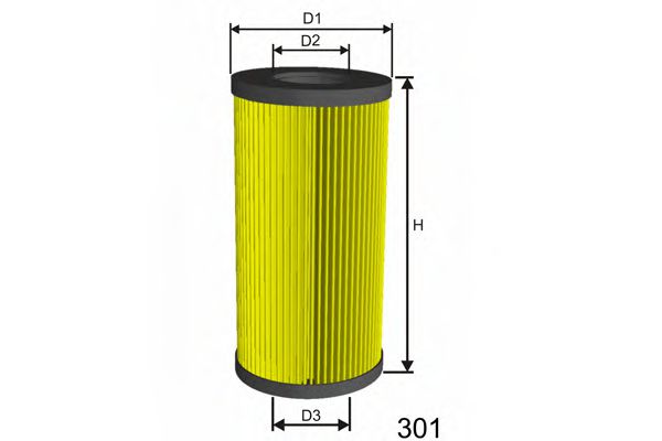 F007 MISFAT Fuel filter