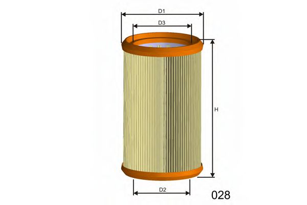 R257 MISFAT Air Filter