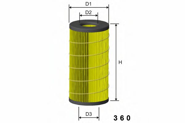F115 MISFAT Fuel filter