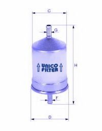 FI7155 UNICO FILTER Fuel filter