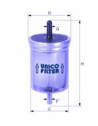 FI 6125/1 UNICO+FILTER Fuel Supply System Fuel filter