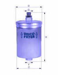 FI 8169 UNICO+FILTER Fuel Supply System Fuel filter