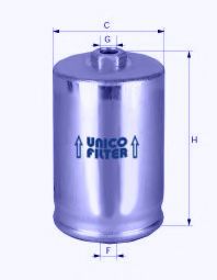 FI 7126 UNICO+FILTER Система подачи топлива Топливный фильтр