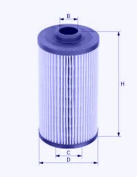 EL 10257 x UNICO+FILTER Lubrication Oil Filter