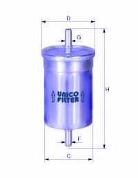 FI 6165/1 UNICO+FILTER Fuel Supply System Fuel filter