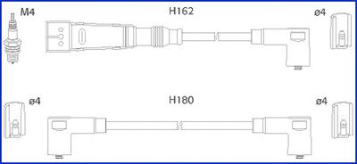 134715 HITACHI Ignition Cable Kit