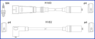 134716 HITACHI Ignition Cable Kit
