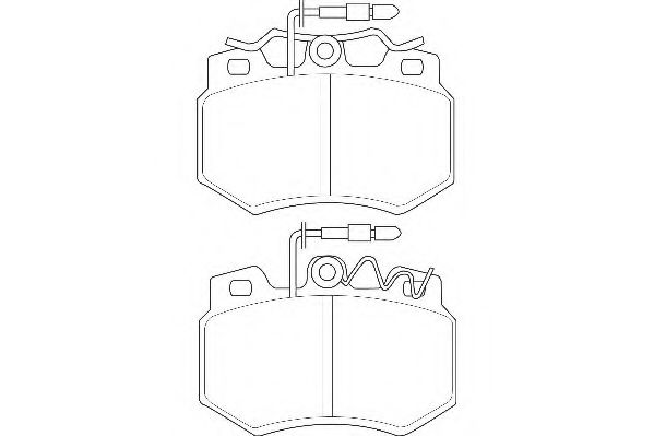 WBP20923A WAGNER Тормозная система Комплект тормозных колодок, дисковый тормоз