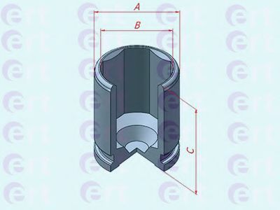 151198-C ERT Brake System Piston, brake caliper