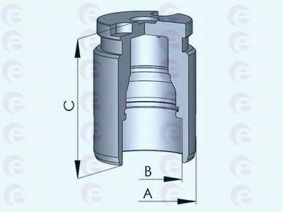 151250-C ERT Brake System Piston, brake caliper