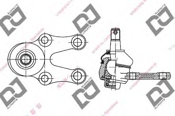DB1112 DJ+PARTS Brake System Brake Pad Set, disc brake
