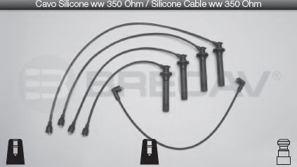 06 581 BRECAV Ignition Cable Kit