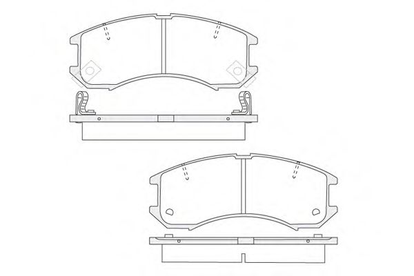1850.0058064 KSH-KOSHIMO Brake System Brake Pad Set, disc brake