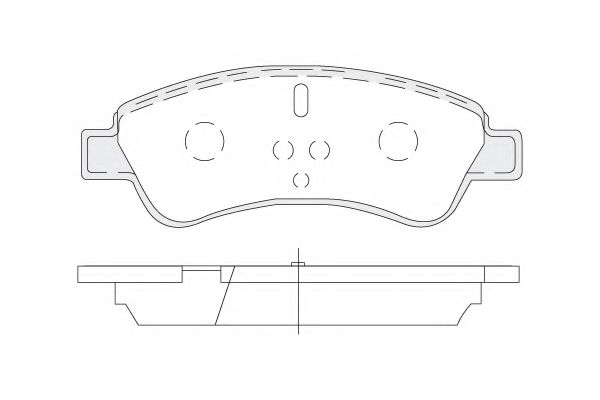1850.0058225 KSH-KOSHIMO Тормозная система Комплект тормозных колодок, дисковый тормоз