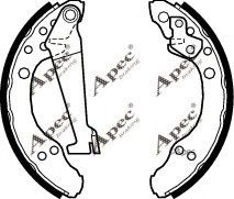 SHU301 APEC+BRAKING Brake System Brake Shoe Set