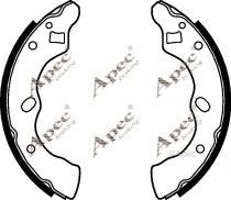 SHU513 APEC+BRAKING Brake System Brake Shoe Set