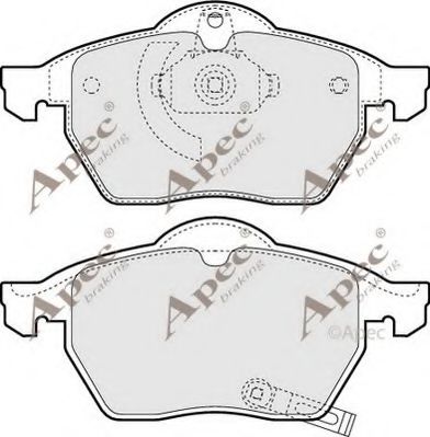 PAD1064 APEC+BRAKING Brake System Brake Pad Set, disc brake