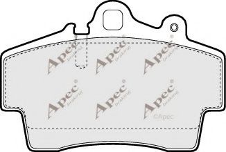 PAD1068 APEC+BRAKING Brake System Brake Pad Set, disc brake