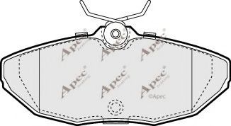PAD1127 APEC+BRAKING Brake System Brake Pad Set, disc brake