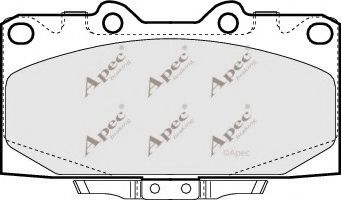 PAD1304 APEC+BRAKING Brake Pad Set, disc brake