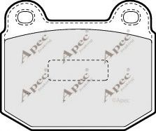 PAD1356 APEC+BRAKING Brake System Brake Pad Set, disc brake