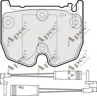PAD1397 APEC+BRAKING Brake Pad Set, disc brake