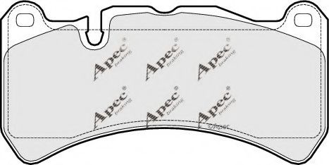 PAD1488 APEC+BRAKING Brake System Brake Pad Set, disc brake