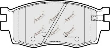 PAD1491 APEC+BRAKING Brake System Brake Pad Set, disc brake