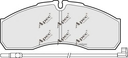 PAD1495 APEC+BRAKING Brake System Brake Pad Set, disc brake