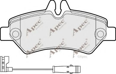 PAD1516 APEC+BRAKING Brake System Brake Pad Set, disc brake