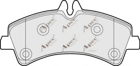 PAD1517 APEC+BRAKING Bremsanlage Bremsbelagsatz, Scheibenbremse
