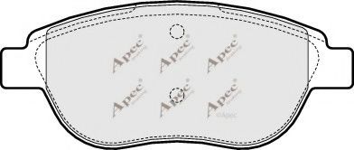 PAD1548 APEC+BRAKING Тормозная система Комплект тормозных колодок, дисковый тормоз