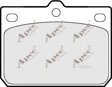 PAD158 APEC+BRAKING Brake System Brake Pad Set, disc brake