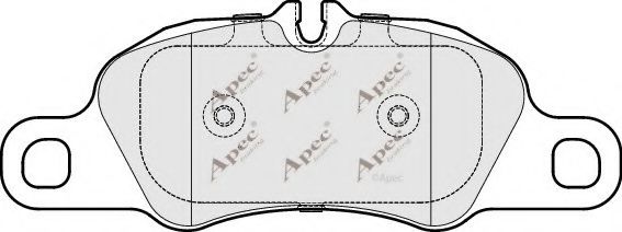 PAD1677 APEC+BRAKING Brake Pad Set, disc brake