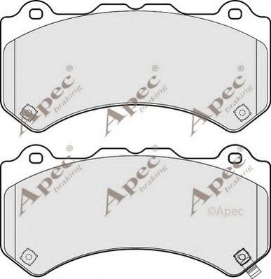 PAD1743 APEC+BRAKING Brake System Brake Pad Set, disc brake