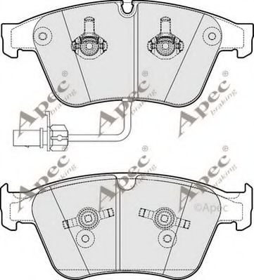 PAD1765 APEC+BRAKING Brake System Brake Pad Set, disc brake