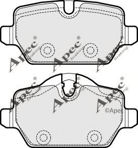PAD1817 APEC+BRAKING Brake System Brake Pad Set, disc brake