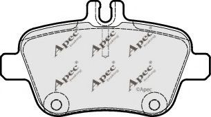 PAD1851 APEC+BRAKING Brake System Brake Pad Set, disc brake
