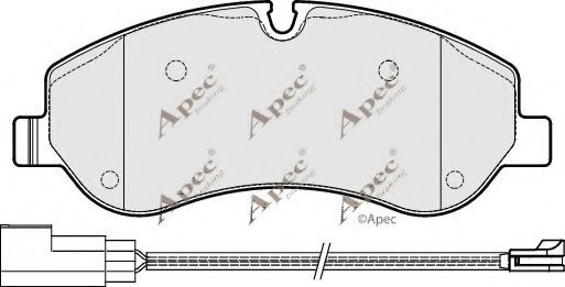 PAD1930 APEC+BRAKING Brake System Brake Pad Set, disc brake
