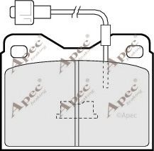PAD271 APEC+BRAKING Brake Pad Set, disc brake