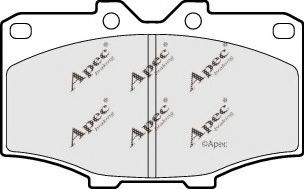 PAD398 APEC+BRAKING Brake System Brake Pad Set, disc brake