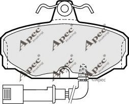 PAD479 APEC+BRAKING Brake Pad Set, disc brake
