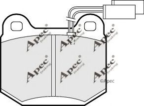 PAD488 APEC+BRAKING Brake Pad Set, disc brake