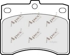 PAD586 APEC+BRAKING Brake System Brake Pad Set, disc brake