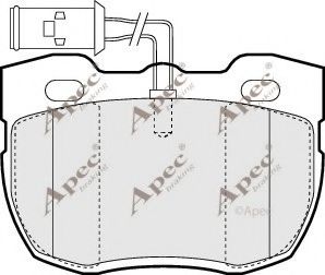 PAD592 APEC+BRAKING Brake System Brake Pad Set, disc brake