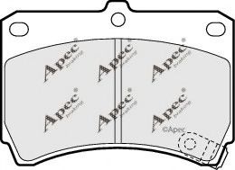 PAD684 APEC+BRAKING Brake System Brake Pad Set, disc brake