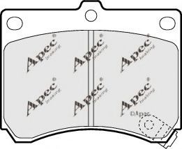 PAD687 APEC+BRAKING Brake Pad Set, disc brake